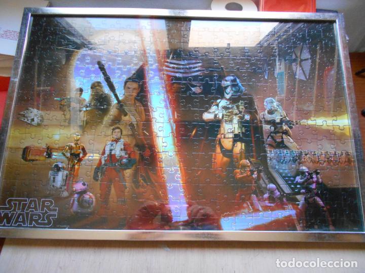 Figuras y mu&ntilde;ecos Star Wars: CUADRO CON RONPECABEZAS DE STAR WARS DE 63X43 - Foto 1