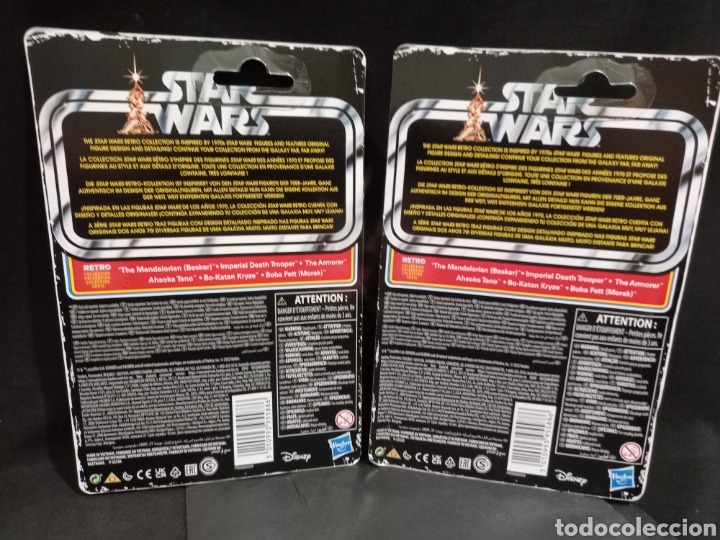 Figuras y mu&ntilde;ecos Star Wars: 2 figuras Darth Trooper Mandalorian - Foto 2