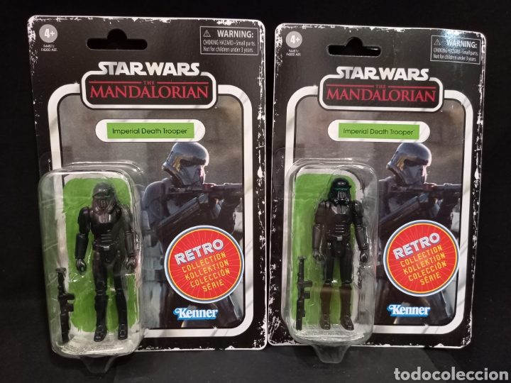 Figuras y mu&ntilde;ecos Star Wars: 2 figuras Darth Trooper Mandalorian - Foto 1