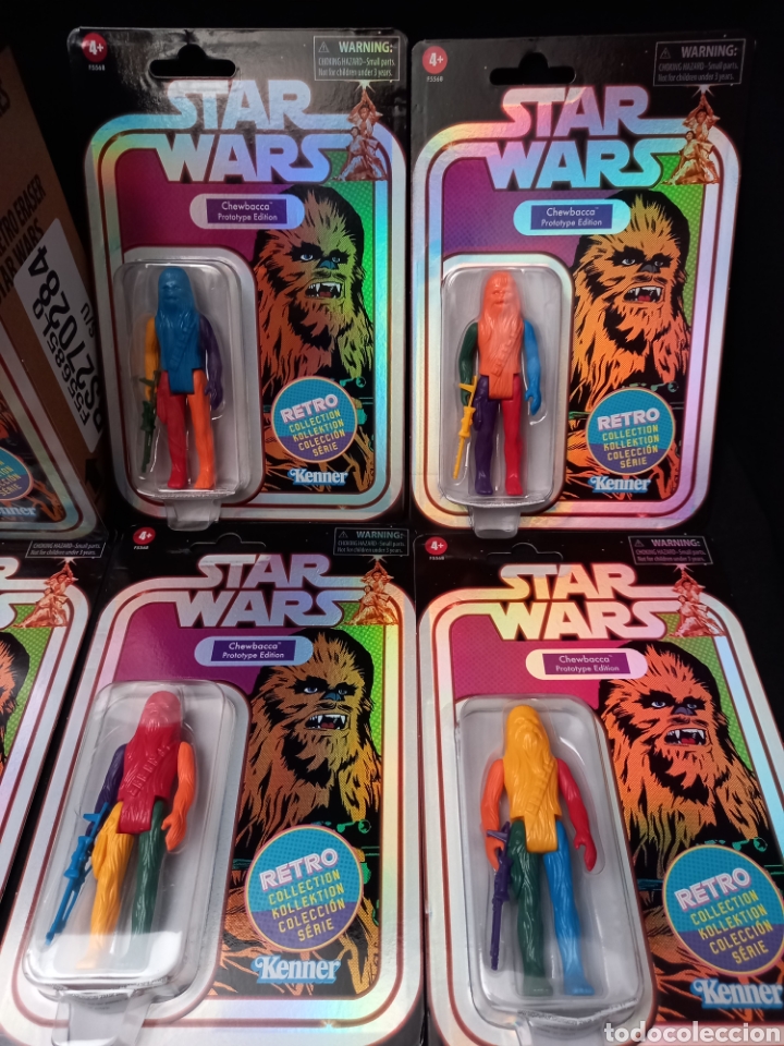 Figuras y mu&ntilde;ecos Star Wars: Lote 6 figuras Chewbacca - Foto 2