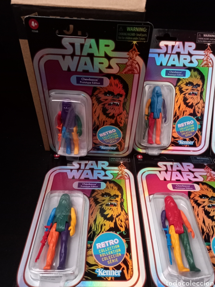Figuras y mu&ntilde;ecos Star Wars: Lote 6 figuras Chewbacca - Foto 3