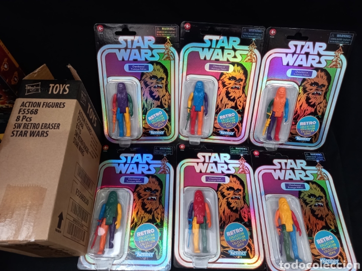 Figuras y mu&ntilde;ecos Star Wars: Lote 6 figuras Chewbacca - Foto 4
