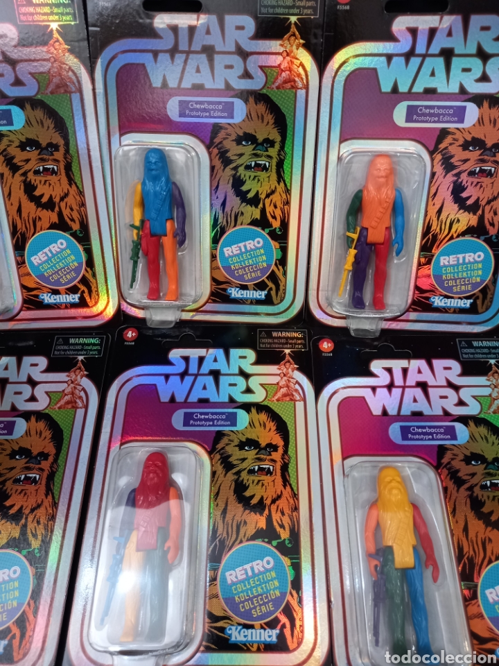 Figuras y mu&ntilde;ecos Star Wars: Lote 6 figuras Chewbacca - Foto 7