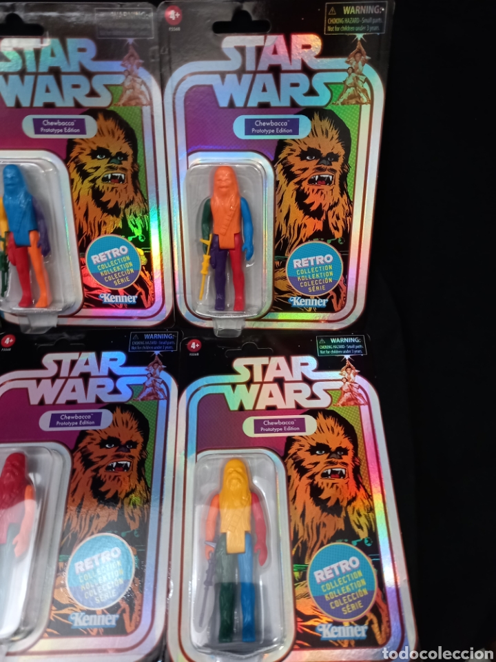 Figuras y mu&ntilde;ecos Star Wars: Lote 6 figuras Chewbacca - Foto 8