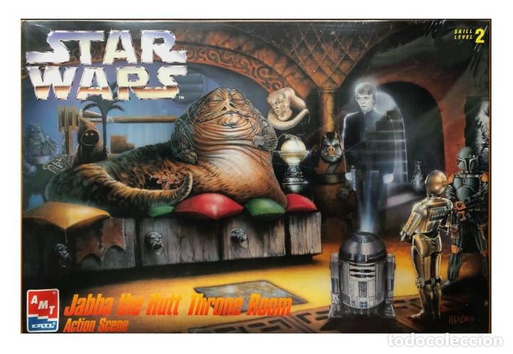 Star Wars Jabba The Hutt Throne Room Action Scene AMT/ERL