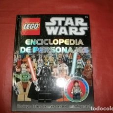 Figuras e Bonecos Star Wars: LEGO STAR WARS ENCICLOPEDIA DE PERSONAJES (CON LA MINI FIGURA DE HAN SOLO). Lote 364565546