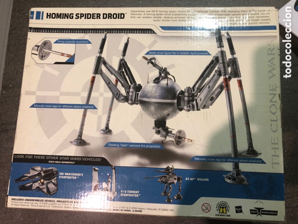 Figuras y mu&ntilde;ecos Star Wars: Star Wars The Clone Wars Homing Spider Droid - Foto 2