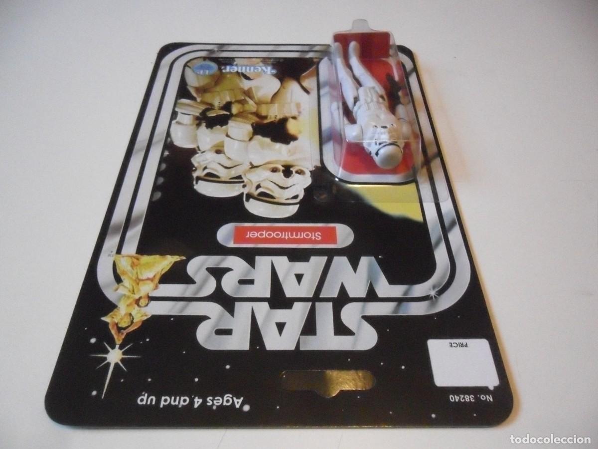 Figuras y mu&ntilde;ecos Star Wars: STAR WARS STORMTROOPER CUSTOM CARD KENNER - Foto 3
