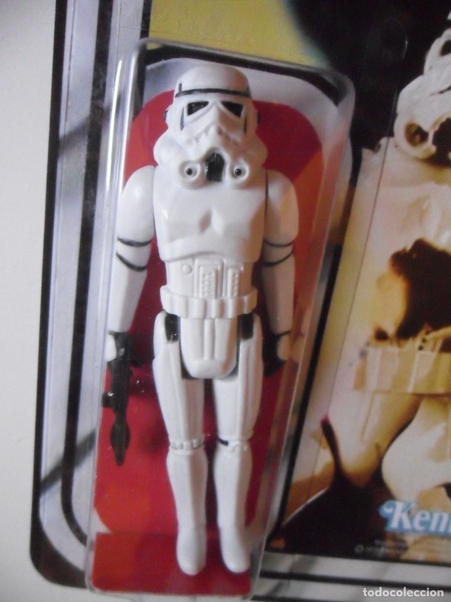 Figuras y mu&ntilde;ecos Star Wars: STAR WARS STORMTROOPER CUSTOM CARD KENNER - Foto 7