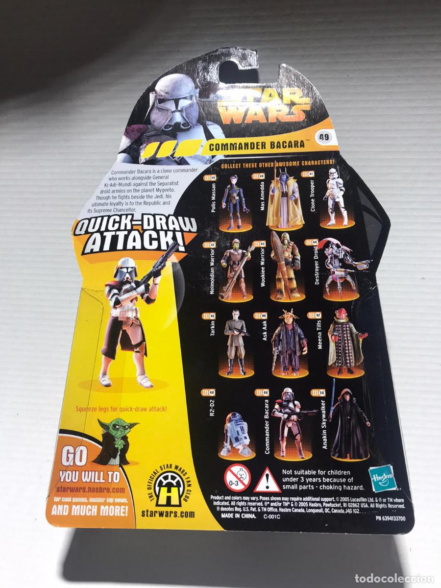 Figuras y mu&ntilde;ecos Star Wars: STAR WARS COMMANDER BACARA QUICK DRAW ATTACK - NUEVO EN BLISTER - Foto 3