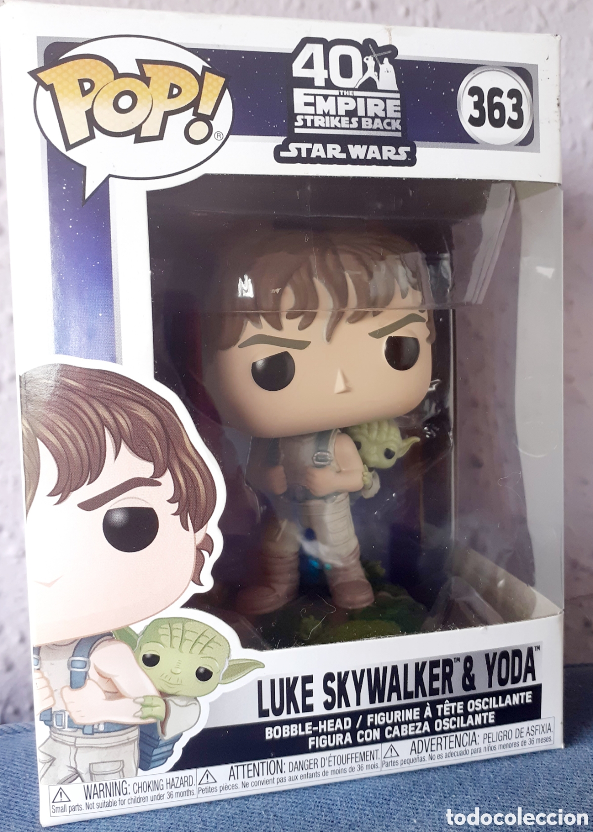 Figura Funko Pop - Star Wars 363 - Luke Skywalker y Yoda