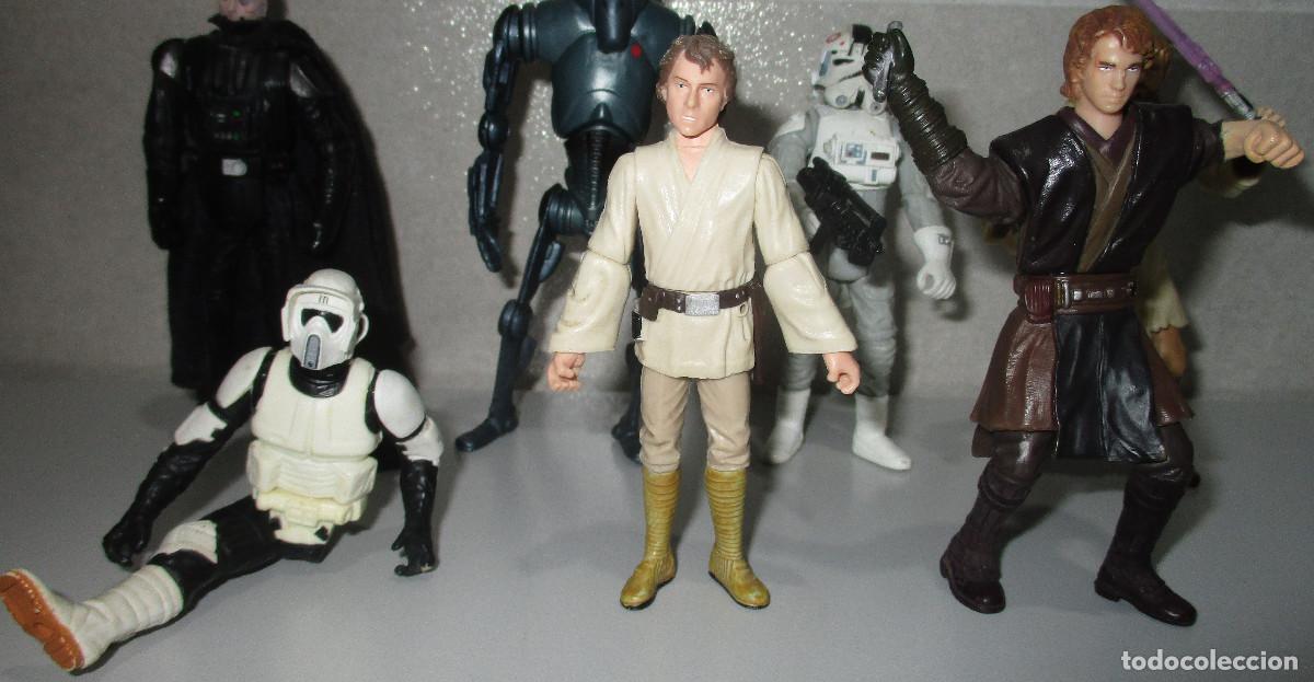 Figuras y mu&ntilde;ecos Star Wars: 7 figuras STAR WARS - HASBRO 2001-2007 - Foto 2