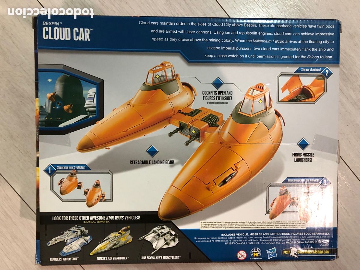 Figuras y mu&ntilde;ecos Star Wars: Star Wars Bespin Cloud Car - Foto 2