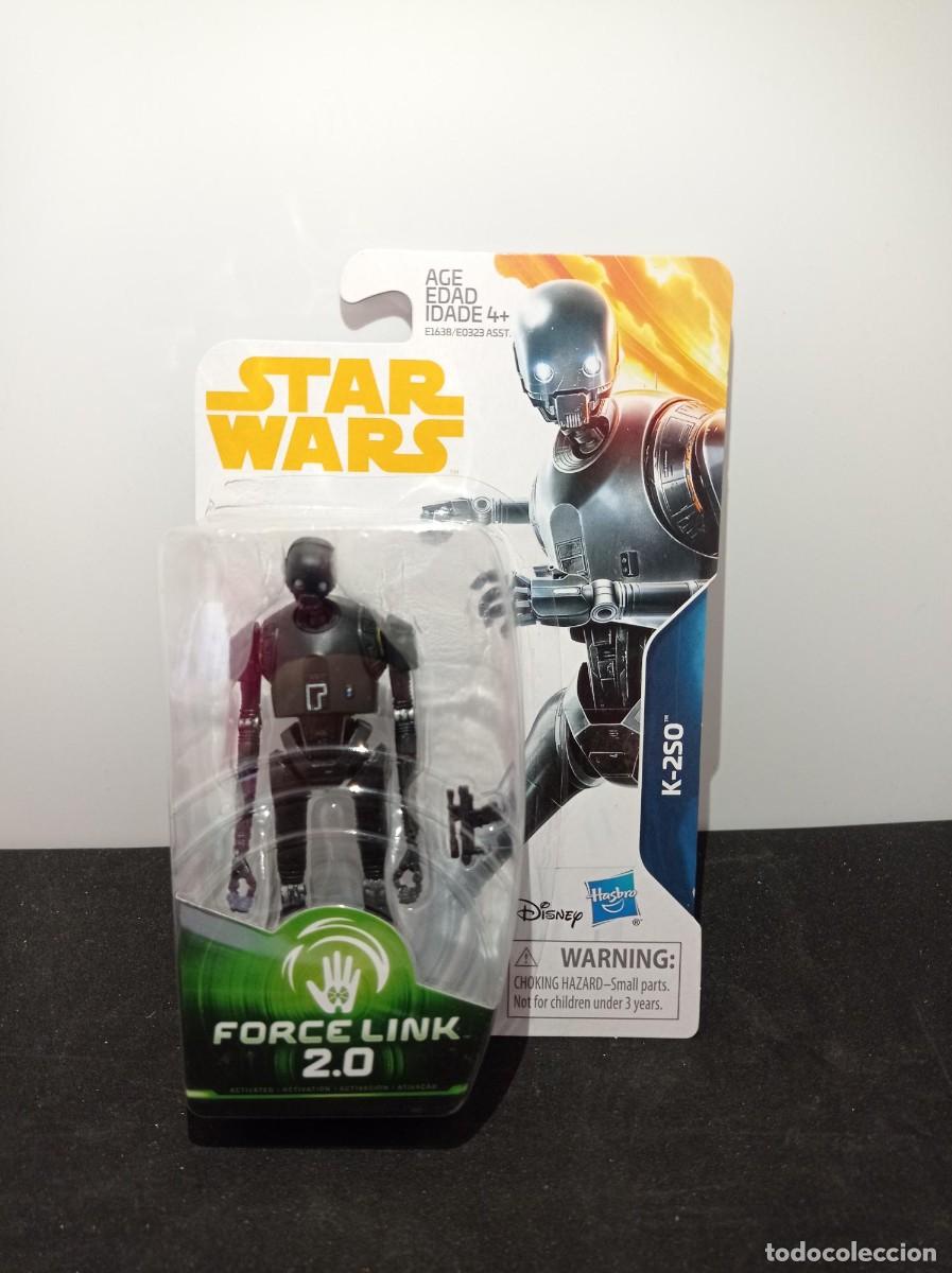 Action Figure Star Wars K-2SO Force Link 2.0 Da 9,5 Cm – Hasbro, Giocattolo Interattivo Con Suoni E Frasi