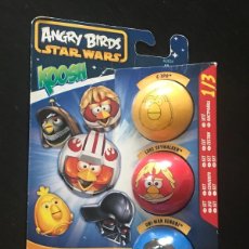 Figuras y Muñecos Star Wars: STAR WARS ANGRY BIRDS TATOOINE HEROES - HOOSH HASBRO ROVIO - FIGURA PELOTA TIPO PIM POM