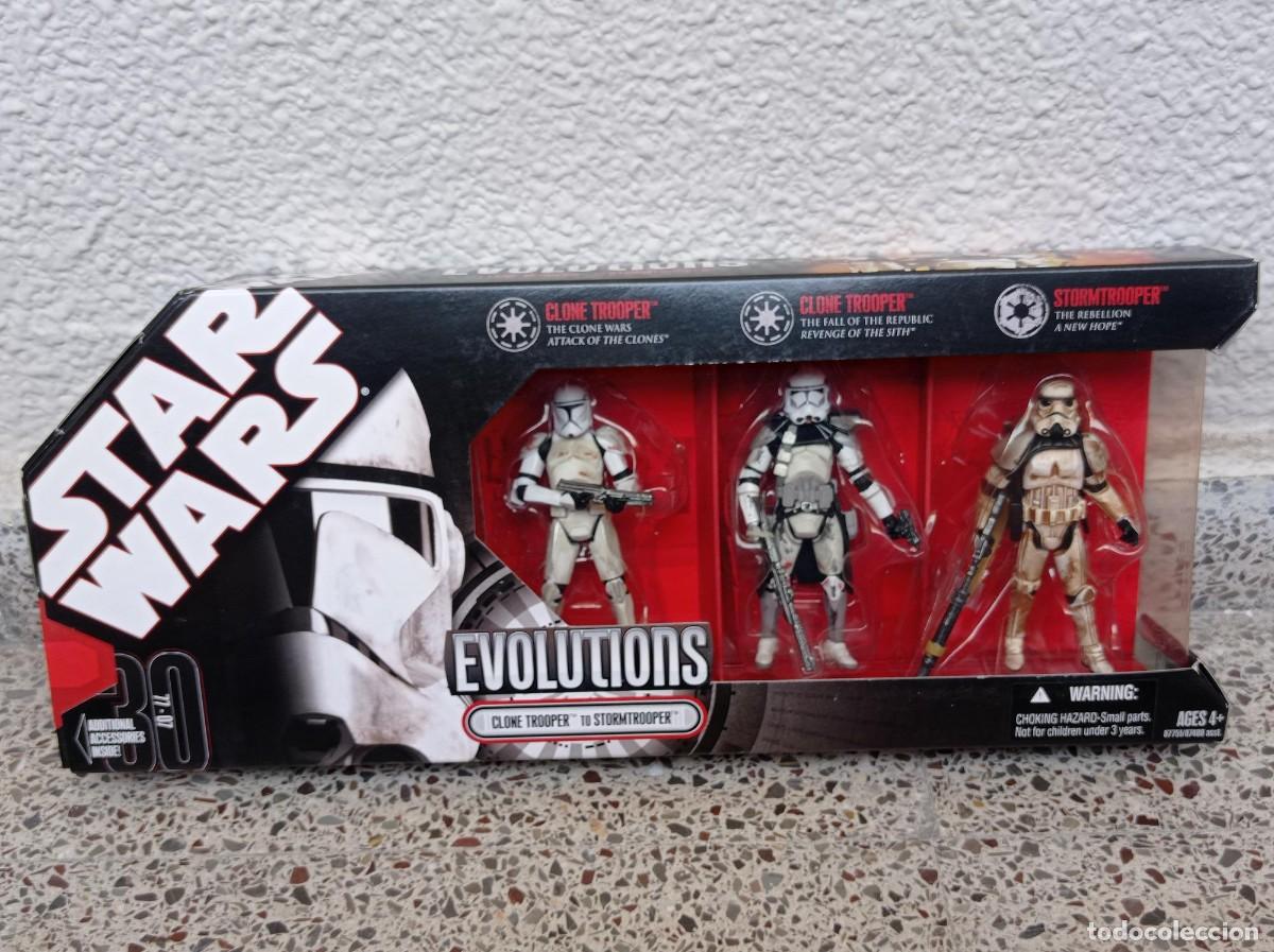 pack 3 figuras hasbro star wars evolutions clon - Buy Star Wars on