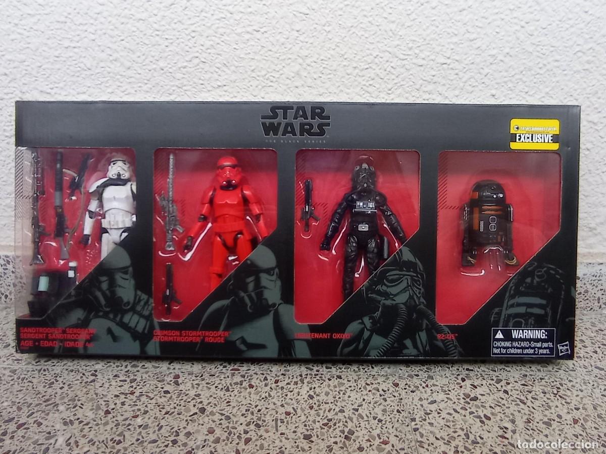 NEW STAR WARS THE BLACK SERIES 6 RED SQUADRON R2-D2, R5-D8, & R2-X2