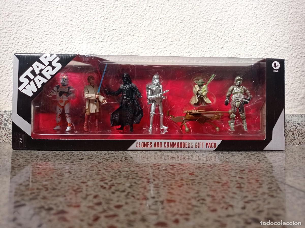 Figuras y mu&ntilde;ecos Star Wars: PACK 6 FIGURAS HASBRO STAR WARS CLONE AND COMMANDERS GIFT PACK
