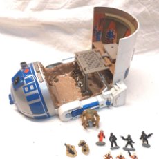 Figuras y Muñecos Star Wars: ROBOT R2 D2 STAR WARS CON FIGURAS DE LUCASFILM AÑO 94