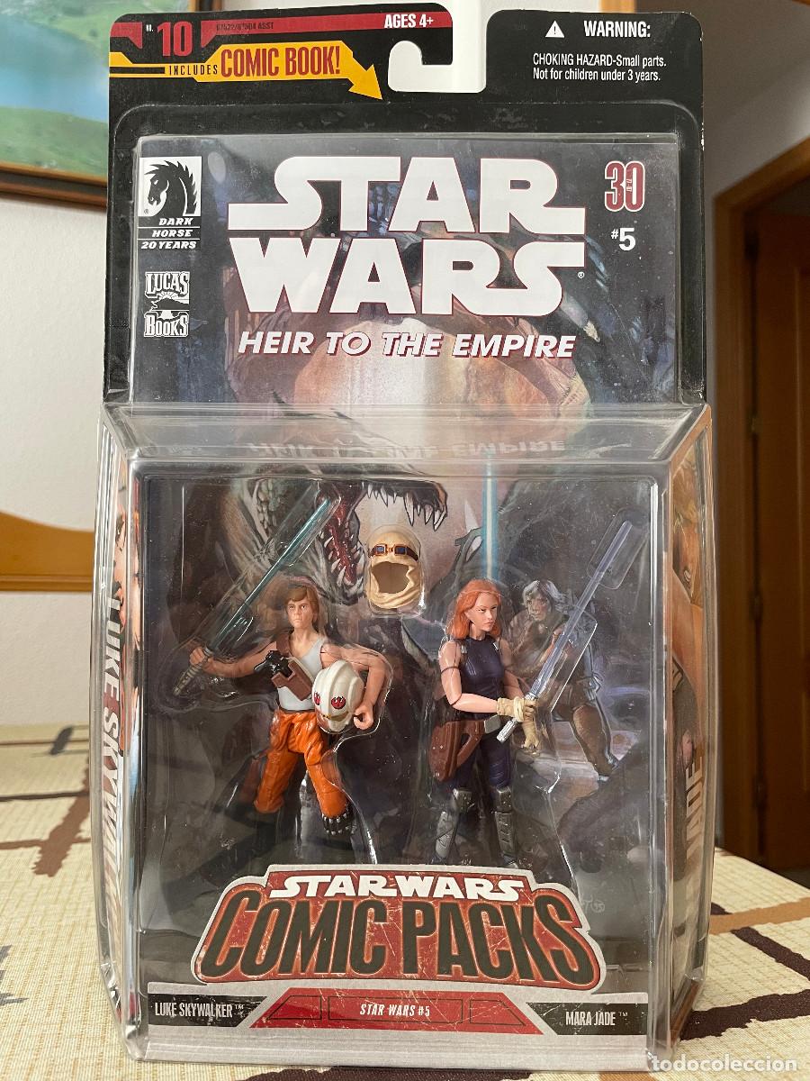 Figuras y mu&ntilde;ecos Star Wars: STAR WARS COMIC PACKS. LUKE SKYWALKER-MARA JADE - Foto 1