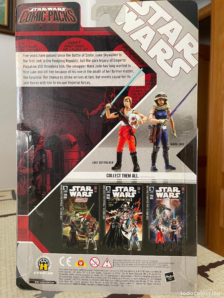 Figuras y mu&ntilde;ecos Star Wars: STAR WARS COMIC PACKS. LUKE SKYWALKER-MARA JADE - Foto 3