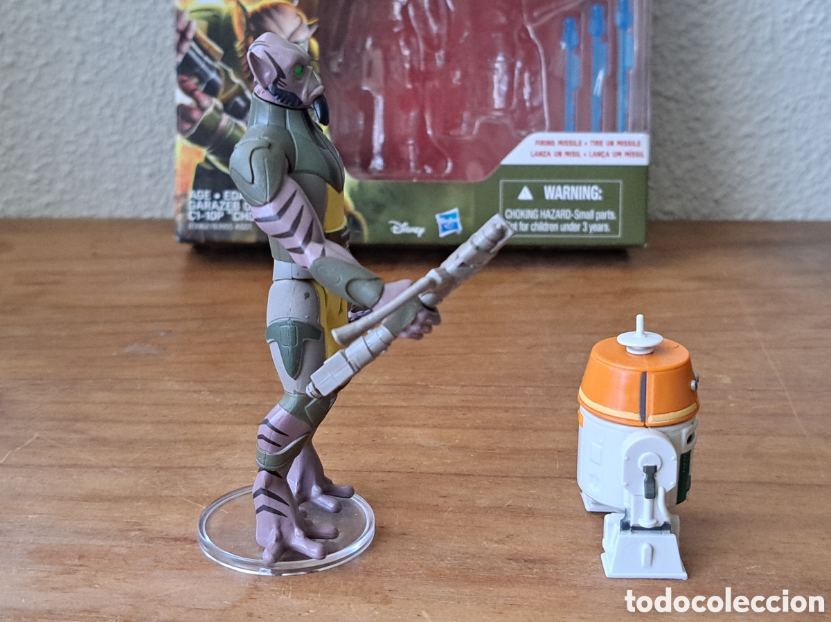 Pack FIGURAS STAR WARS. GARAZEB ORRELIOS/C1-10P CHOPPER STAR WARS REBELS  HASBRO 2015