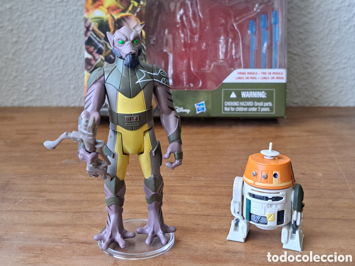 Pack FIGURAS STAR WARS. GARAZEB ORRELIOS/C1-10P CHOPPER STAR WARS REBELS  HASBRO 2015