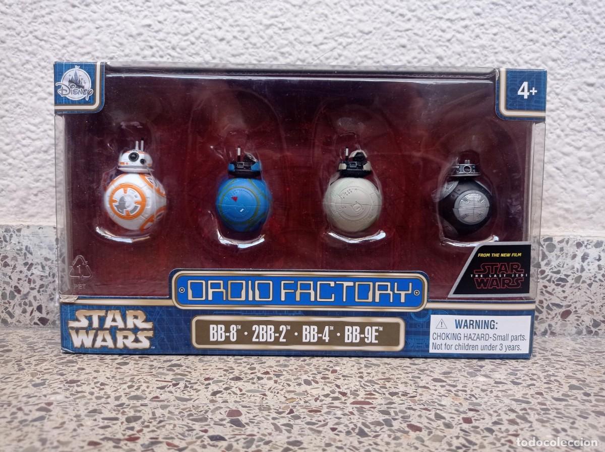 Figuras y mu&ntilde;ecos Star Wars: PACK 4 FIGURAS DROID FACTORY STAR WARS EXCLUSIVA STAR TOURS: THE LAST JEDI