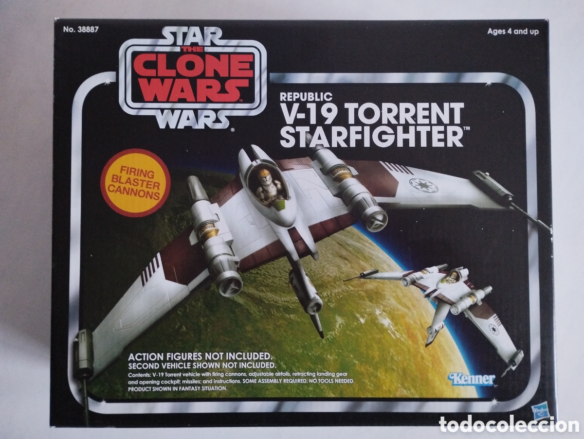 Star Wars V-19 Torrent Starfighter The Clone Wa - Comprar Figuras.