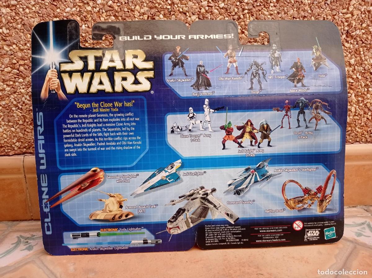 Figuras y mu&ntilde;ecos Star Wars: VALUE PACK 2 FIGURAS HASBRO STAR WARS YODA Y CLONE TROOPER COMMANDER - Foto 2
