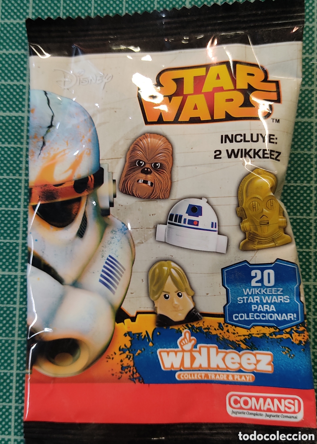Figuras y mu&ntilde;ecos Star Wars: Sobre Star Wars con dos Wikkez Comansi, sin abrir - Foto 1