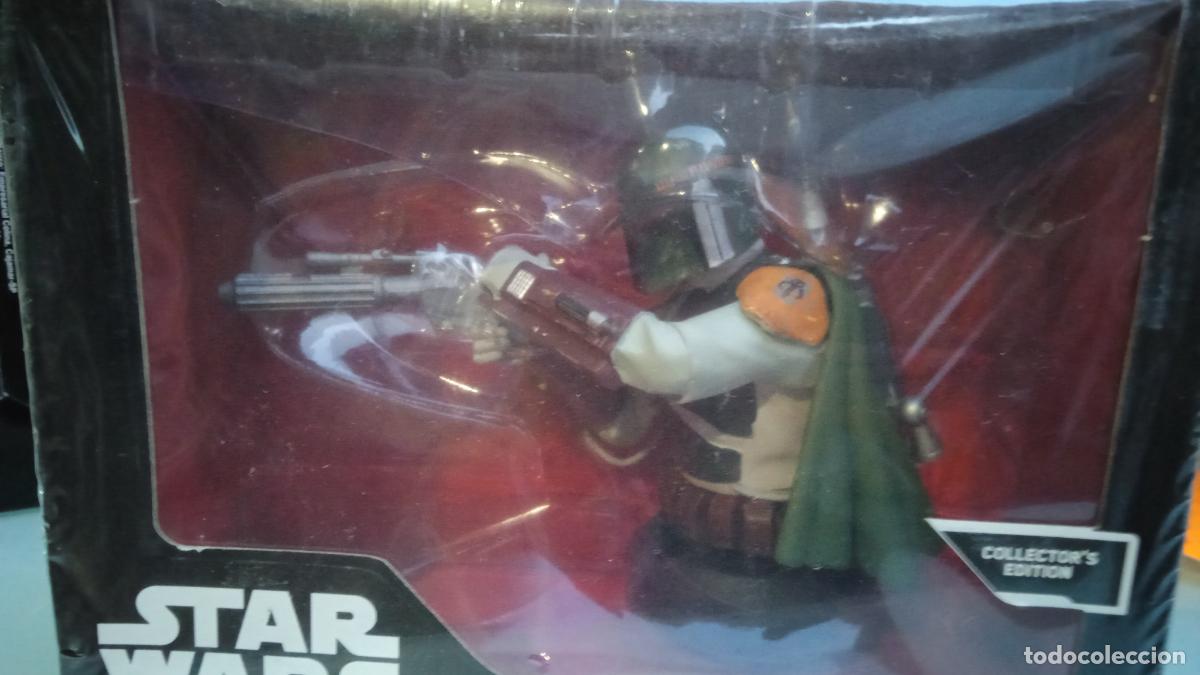 Star Wars - Disney - Figura - Boba Fett - Bust Collection - Collectors Edition - Nuevo