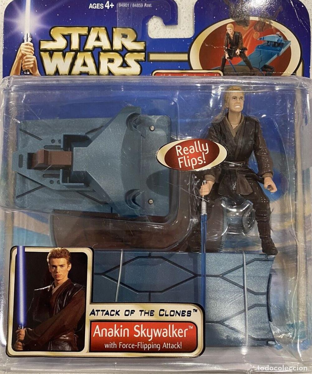 Figuras y mu&ntilde;ecos Star Wars: STAR WARS ANAKIN SKYWALKER FORCE FLIPPING ATTACK - Foto 1