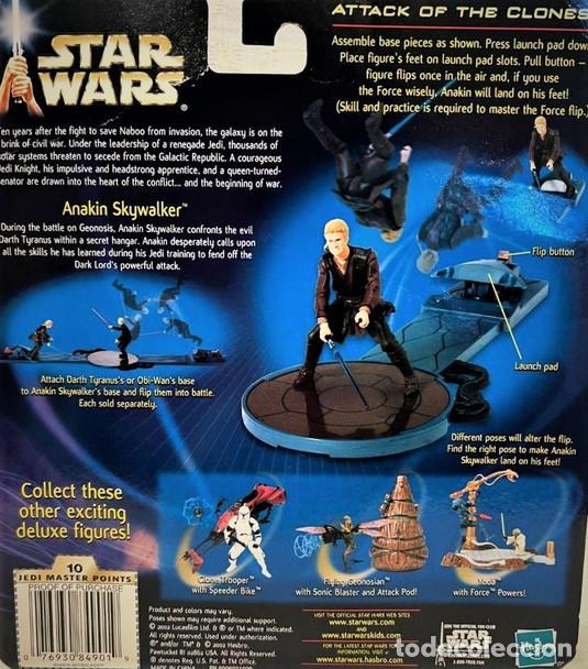 Figuras y mu&ntilde;ecos Star Wars: STAR WARS ANAKIN SKYWALKER FORCE FLIPPING ATTACK - Foto 2