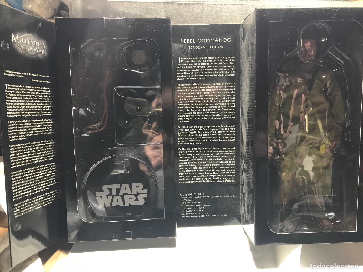 Figuras y mu&ntilde;ecos Star Wars: STAR WARS SIDESHOW 12&rdquo; REBEL COMMANDO SERGEANT SARGENTO ENDOR - NUEVO - Foto 6