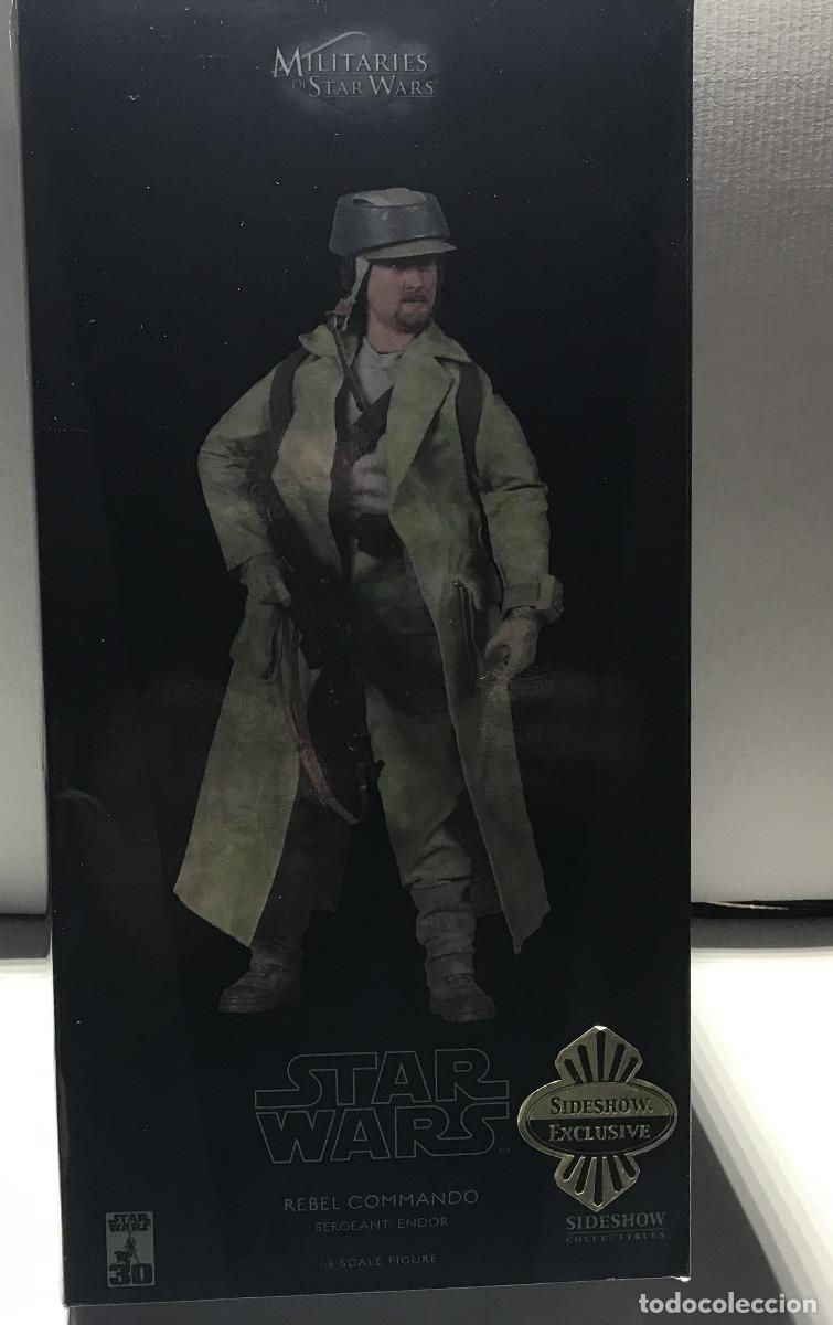 Figuras y mu&ntilde;ecos Star Wars: STAR WARS SIDESHOW 12&rdquo; REBEL COMMANDO SERGEANT SARGENTO ENDOR - NUEVO - Foto 7