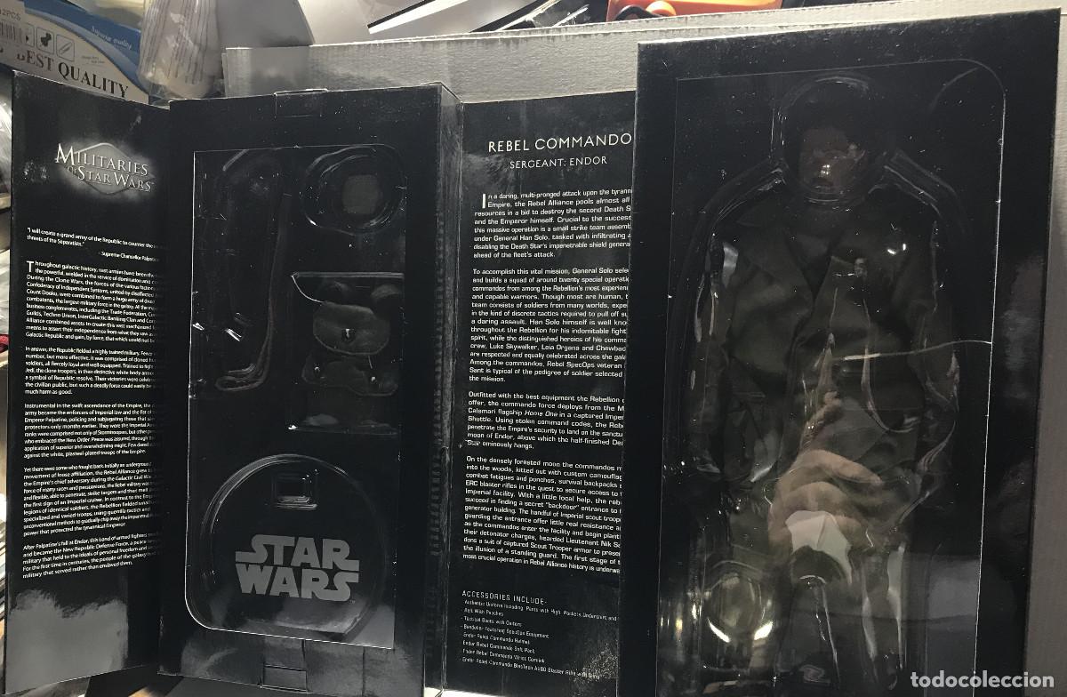 Figuras y mu&ntilde;ecos Star Wars: STAR WARS SIDESHOW 12&rdquo; REBEL COMMANDO SERGEANT SARGENTO ENDOR - NUEVO - Foto 8