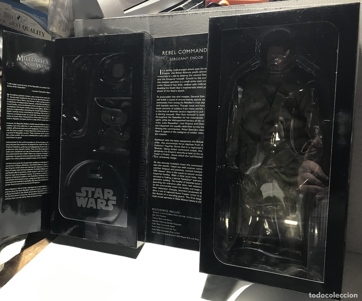 Figuras y mu&ntilde;ecos Star Wars: STAR WARS SIDESHOW 12&rdquo; REBEL COMMANDO SERGEANT SARGENTO ENDOR - NUEVO - Foto 9