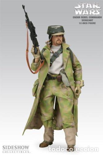 Figuras y mu&ntilde;ecos Star Wars: STAR WARS SIDESHOW 12&rdquo; REBEL COMMANDO SERGEANT SARGENTO ENDOR - NUEVO - Foto 10