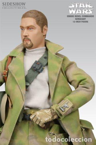 Figuras y mu&ntilde;ecos Star Wars: STAR WARS SIDESHOW 12&rdquo; REBEL COMMANDO SERGEANT SARGENTO ENDOR - NUEVO - Foto 11
