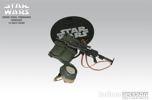 Figuras y mu&ntilde;ecos Star Wars: STAR WARS SIDESHOW 12&rdquo; REBEL COMMANDO SERGEANT SARGENTO ENDOR - NUEVO - Foto 12