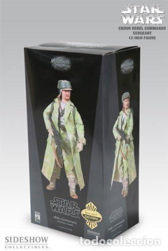 Figuras y mu&ntilde;ecos Star Wars: STAR WARS SIDESHOW 12&rdquo; REBEL COMMANDO SERGEANT SARGENTO ENDOR - NUEVO - Foto 13