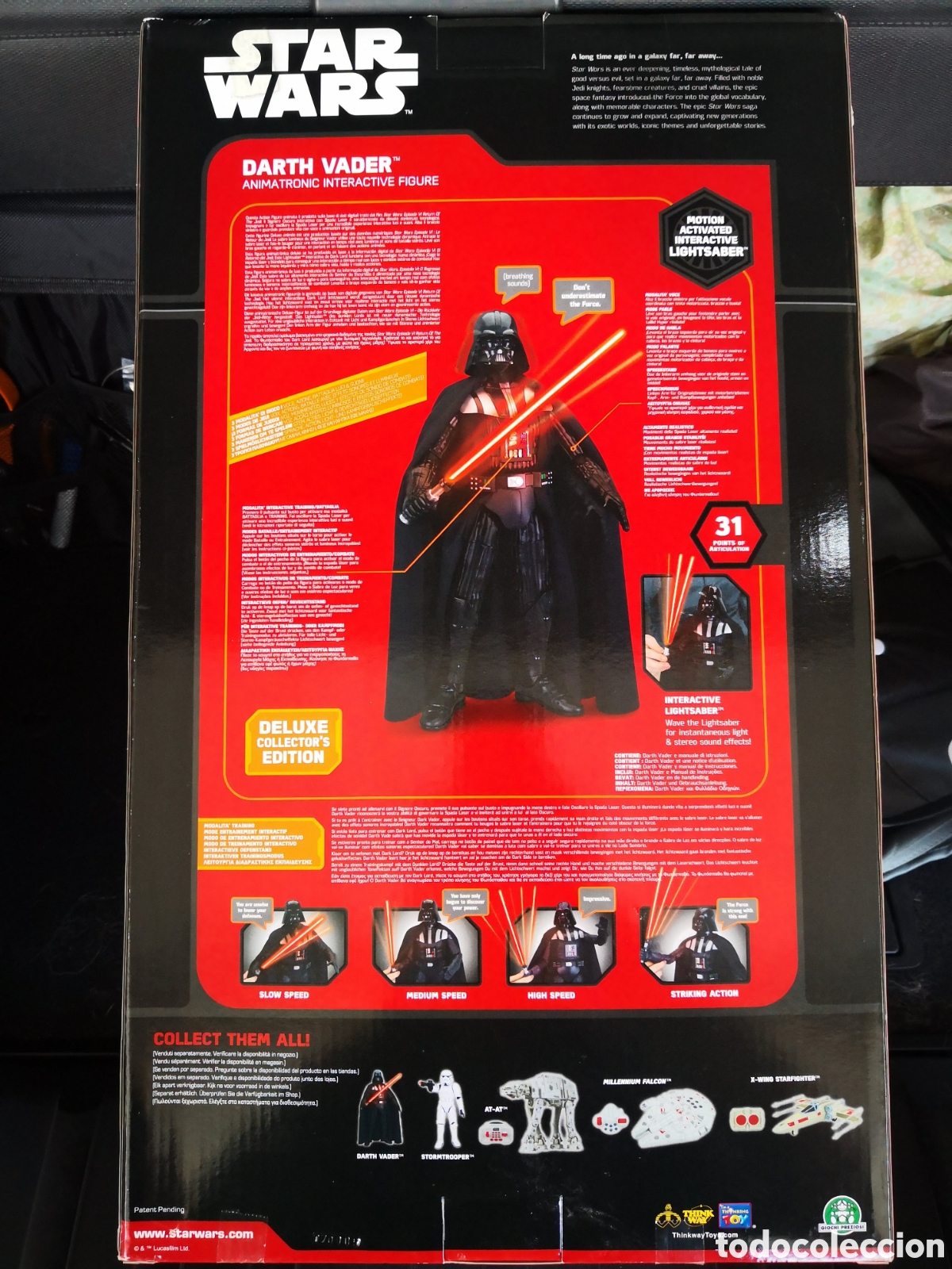 Figuras y mu&ntilde;ecos Star Wars: Star Wars animatronic Darth vader - Foto 2