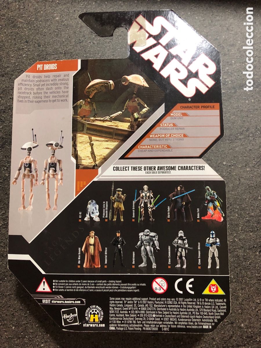 Figuras y mu&ntilde;ecos Star Wars: Star Wars 30th Anniversary pit droids - Foto 2