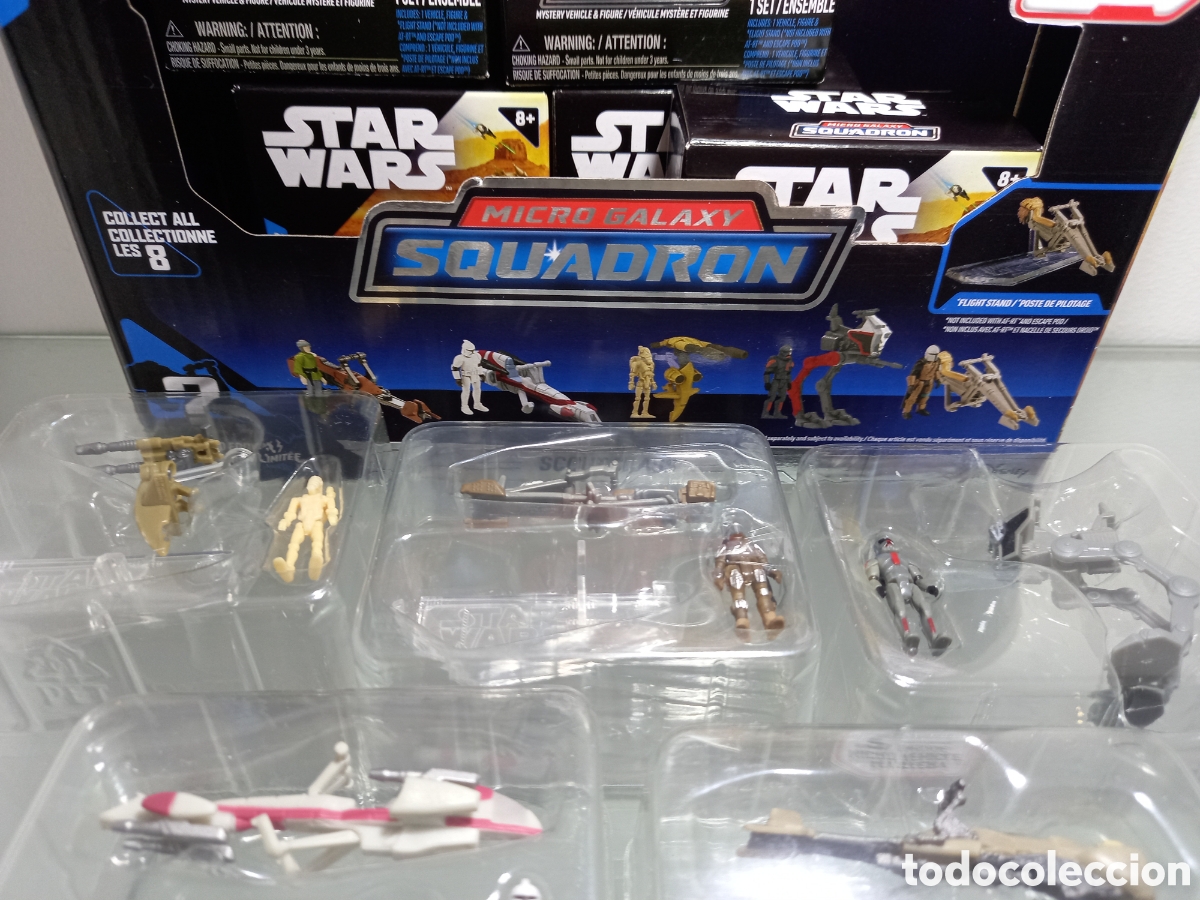 Figuras y mu&ntilde;ecos Star Wars: Colecci&oacute;n 5 micro Galaxy squadron Star Wars - Foto 2