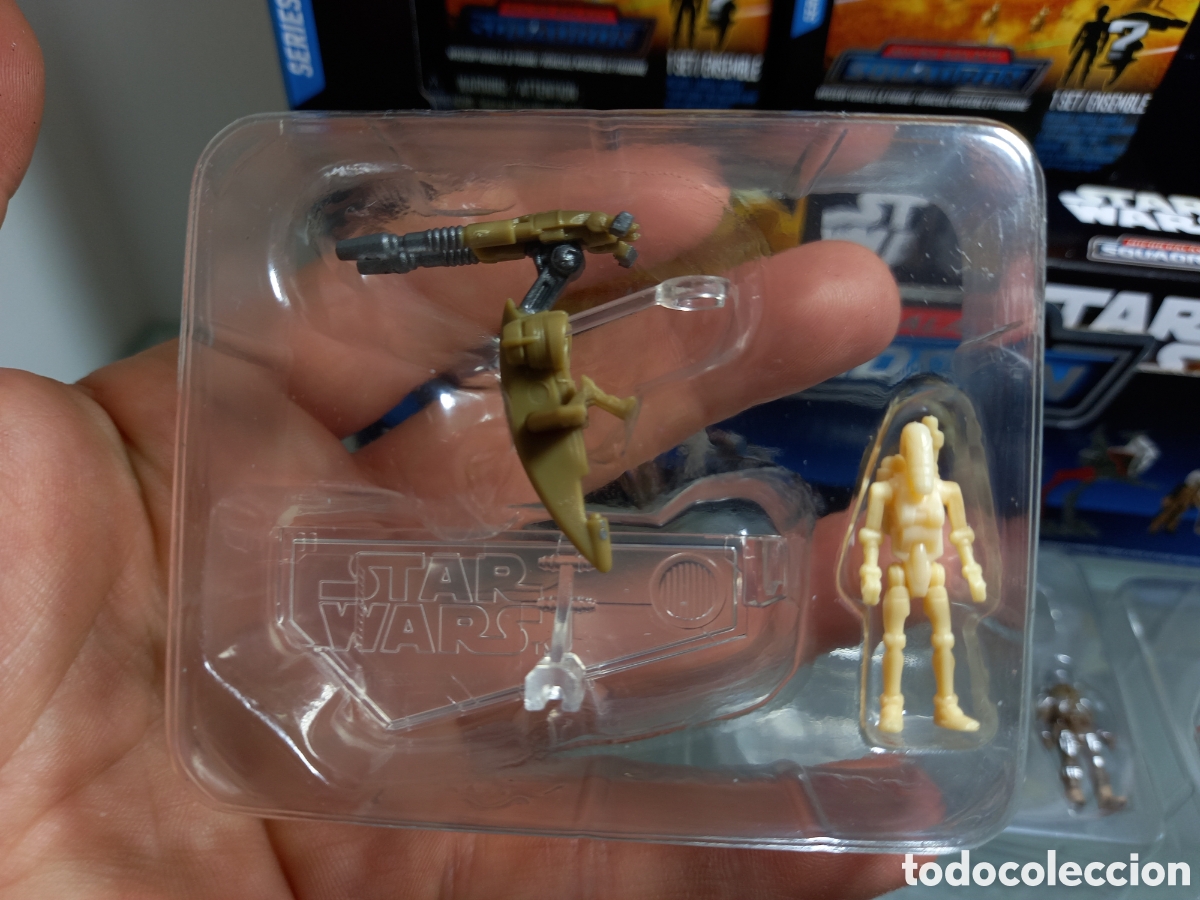 Figuras y mu&ntilde;ecos Star Wars: Colecci&oacute;n 5 micro Galaxy squadron Star Wars - Foto 4