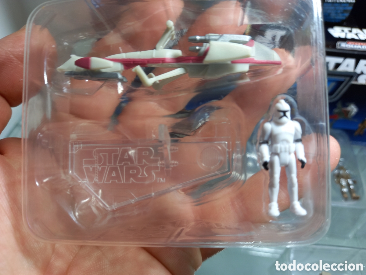 Figuras y mu&ntilde;ecos Star Wars: Colecci&oacute;n 5 micro Galaxy squadron Star Wars - Foto 6