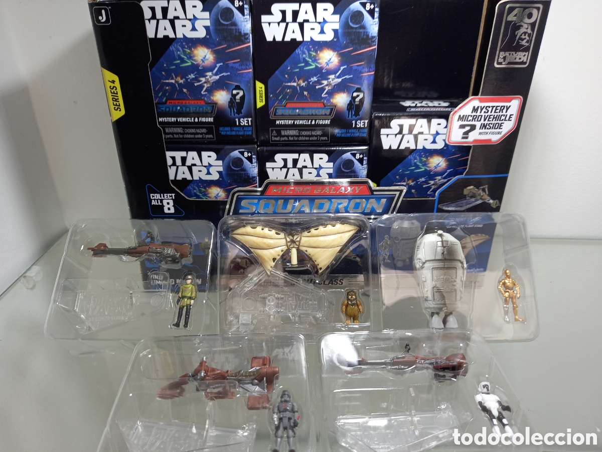 Figuras y mu&ntilde;ecos Star Wars: Colecci&oacute;n 5 micro galaxy squadron Star wars - Foto 1