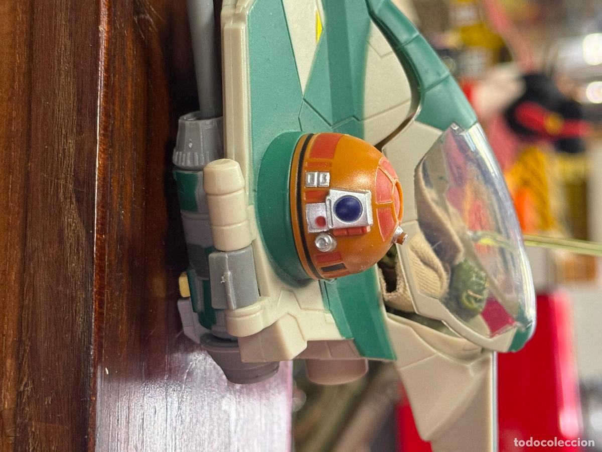 Figuras y mu&ntilde;ecos Star Wars: STAR WARS CLONE WARS YODA JEDI ATTACK FIGHTER - Foto 4
