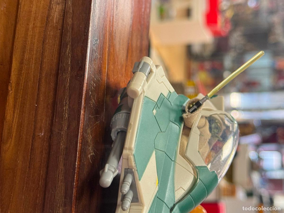 Figuras y mu&ntilde;ecos Star Wars: STAR WARS CLONE WARS YODA JEDI ATTACK FIGHTER - Foto 5